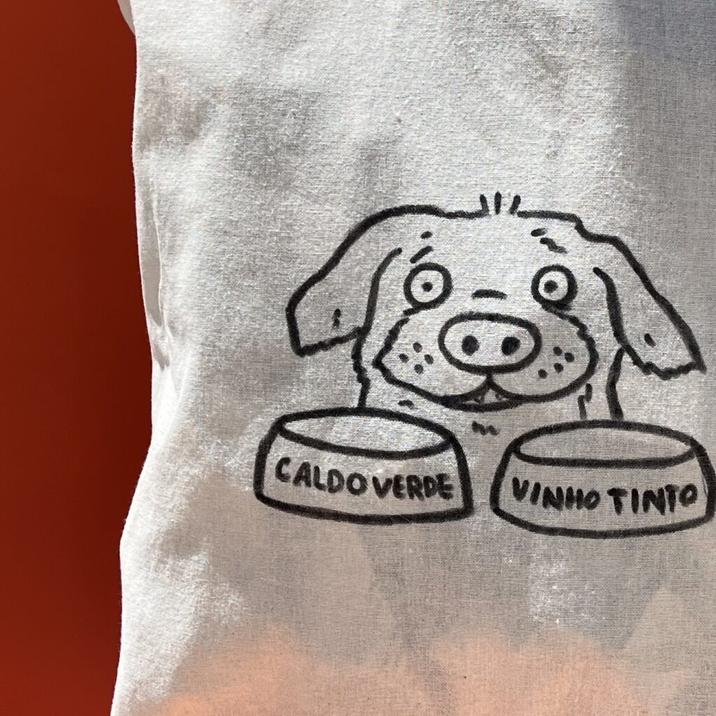 tote bag - mão de... cão?
